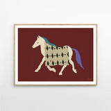 Lucrecia Rey Caro Horse Bordo A4