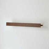Gallery Shelf Dark Oak base / Dark Oak Front 80cm