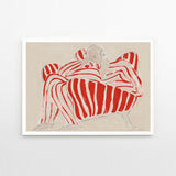 Sofia Lind Red Chair 70×100cm