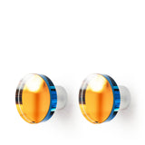 RAINBOW BUTTON WALL HOOKS 5cm 2pcs